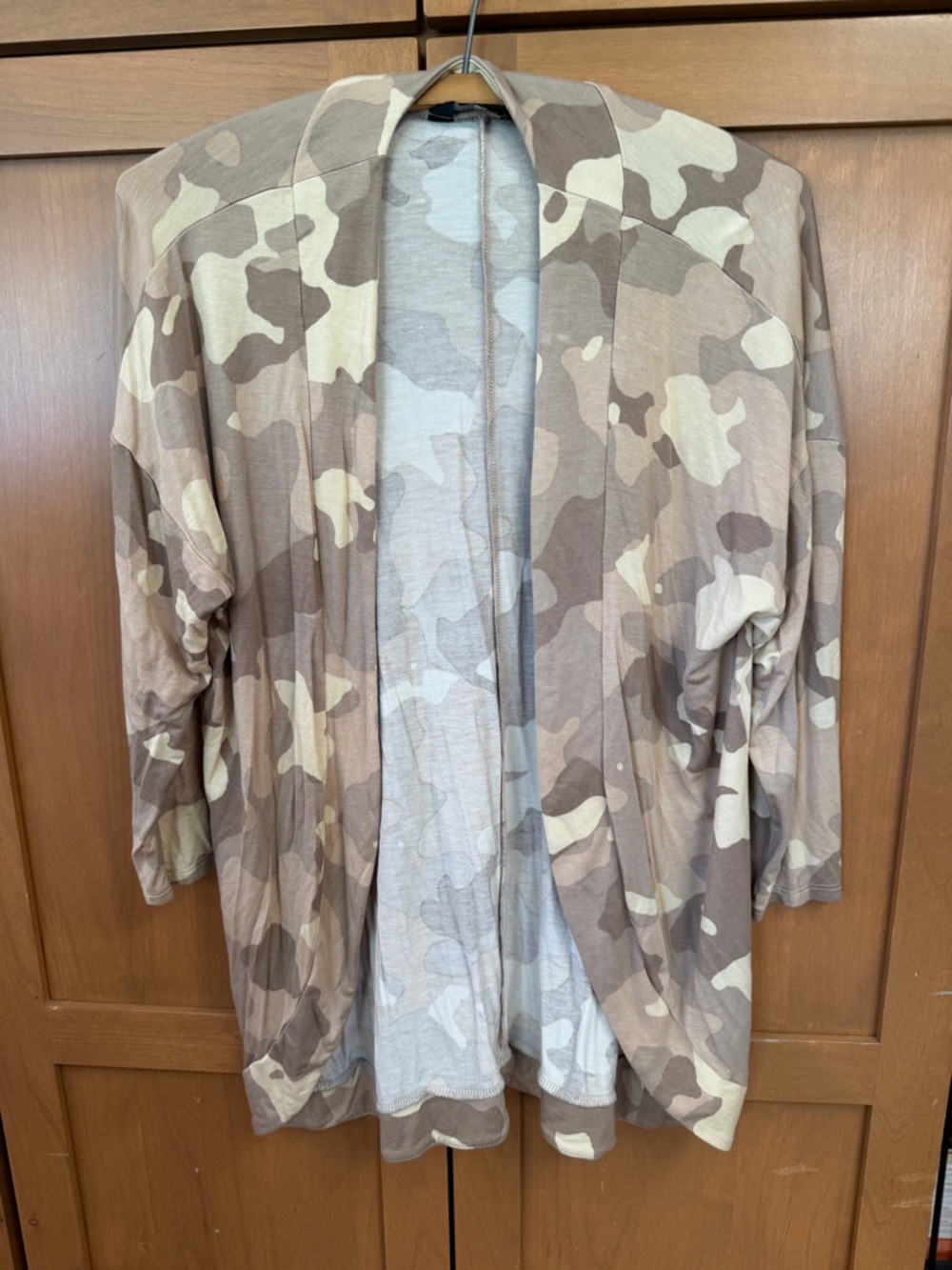 G by Giuliana Taupe & Cream Camo Utility Jacket